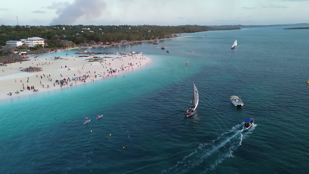 View of Kendwa Beach Zanzibar