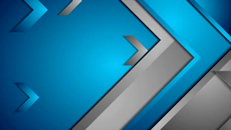 blue grey technology video animation with arrows