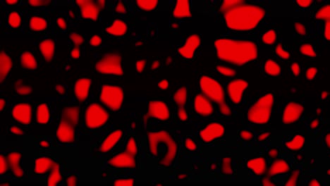 Animation-of-red-animated-moving-textures-on-black-background