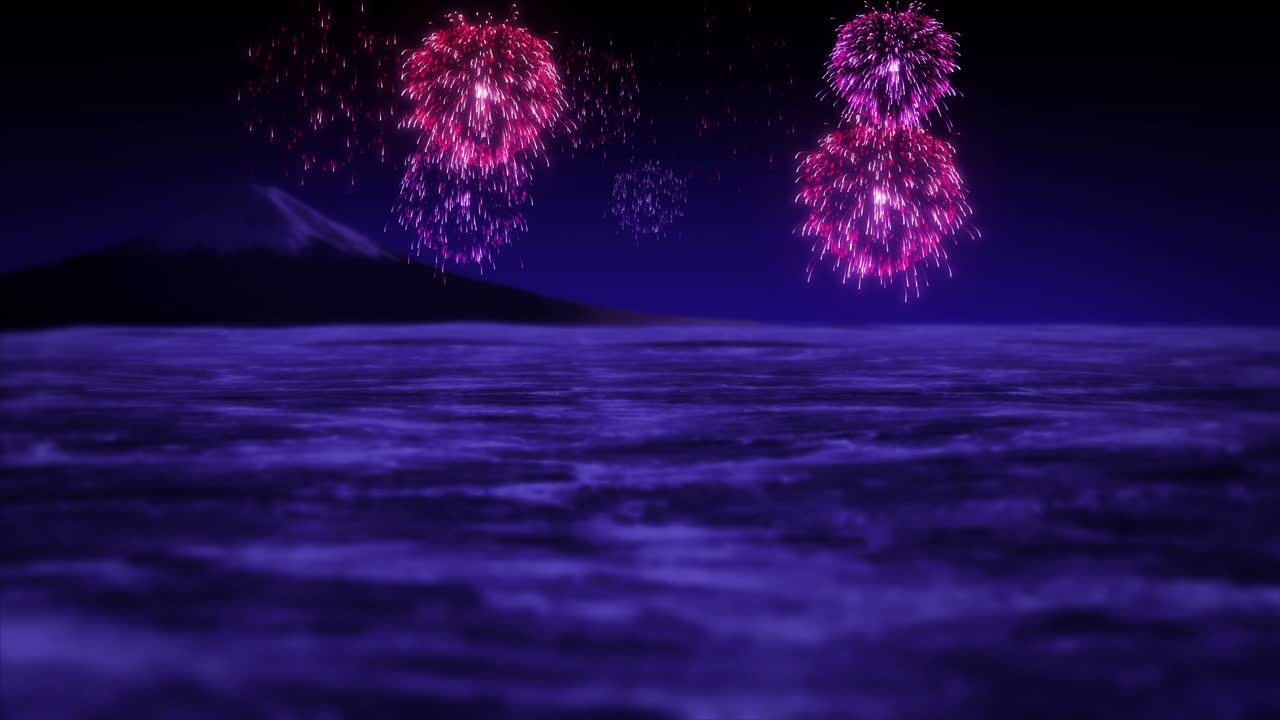 다중 유형의 화재 작업 입자 효과 애니메이션