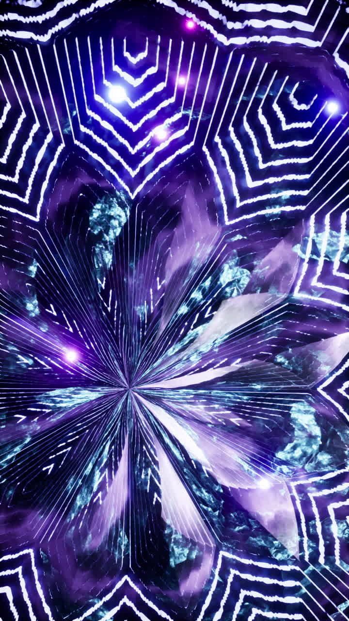 patrón geométrico psicodélico