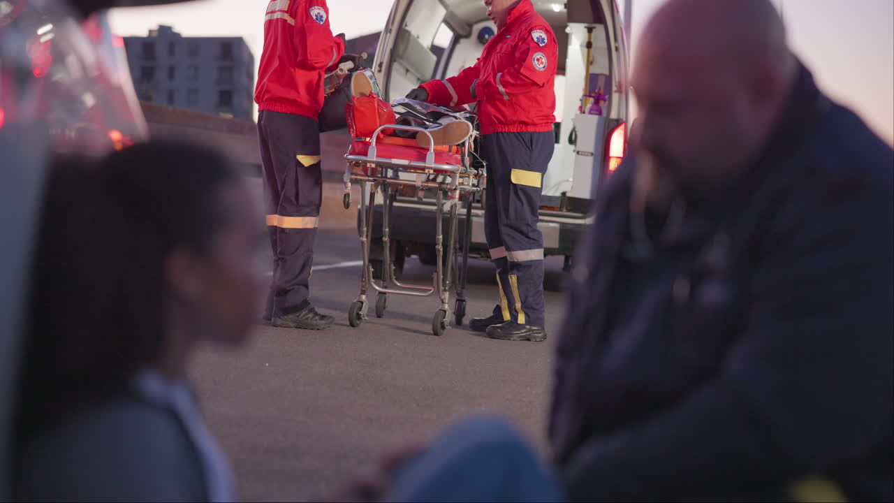 구급차, 응급실 및 구급대원과 관련된 사고