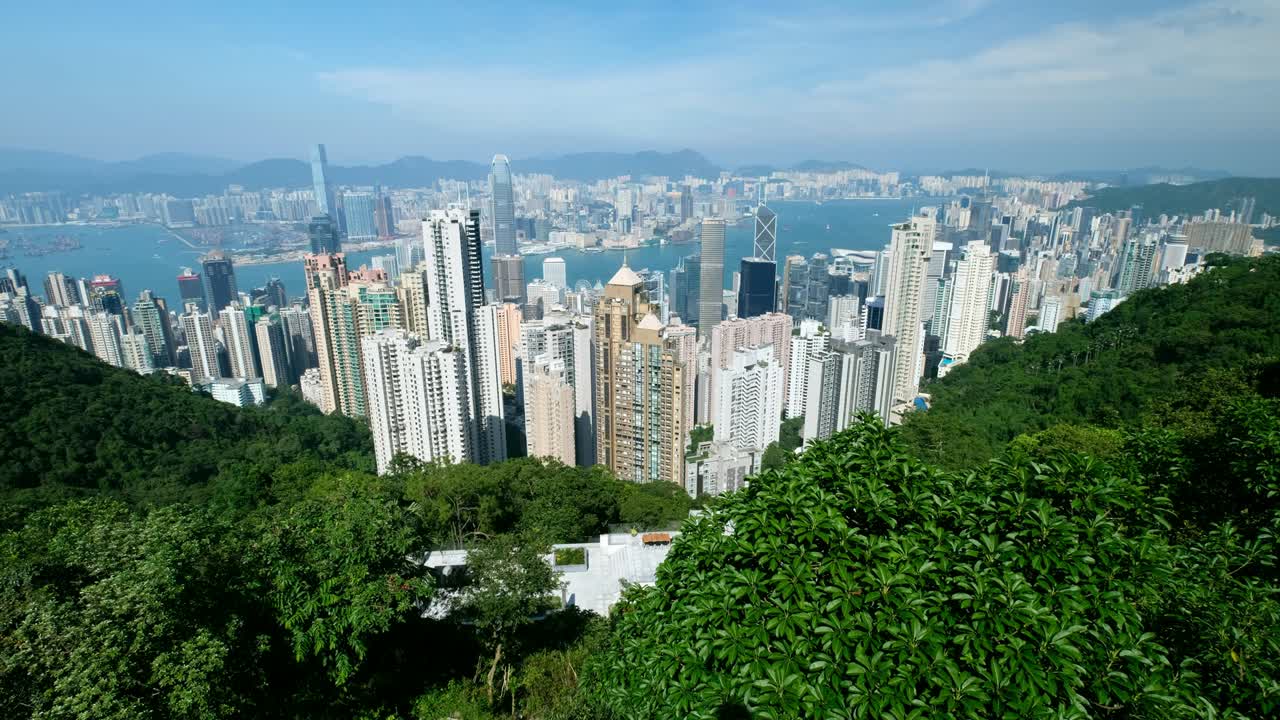 la famosa vista de hong kong