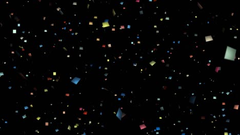 confetti party alpha matte background
