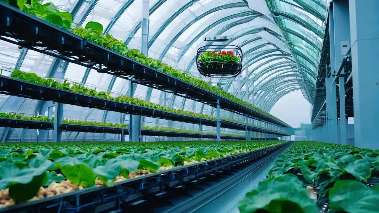 실내 수확 농업