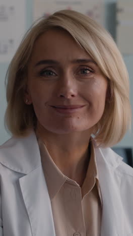 a doctor in a lab coat