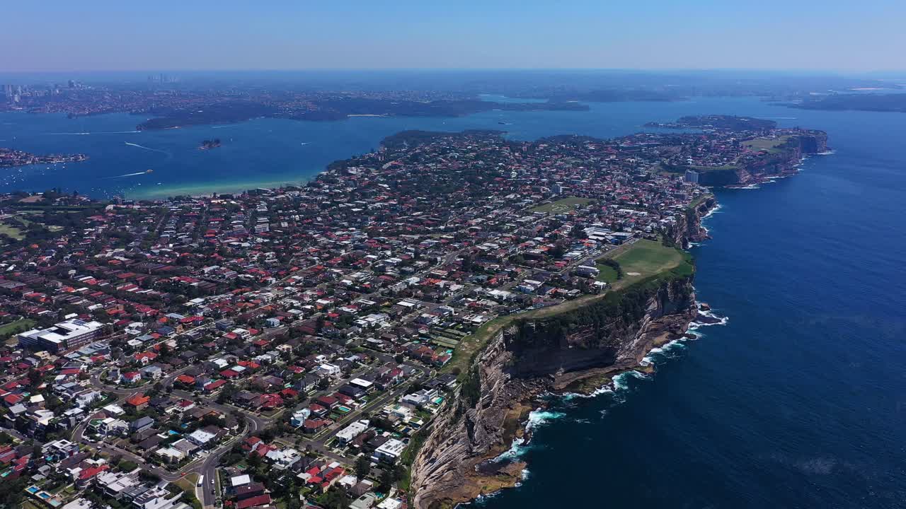 시드니 - 드론으로 이륙하는 노스 본다이 2부