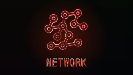 network - rusted looping concept