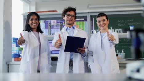 Scientist-with-Microscope-Working-in-Laboratory.science-research,-work-and-people-concept-male-scientist-with-microscope-working-in-laboratory