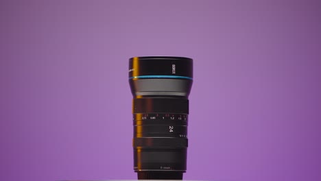 close-up of a camera lens