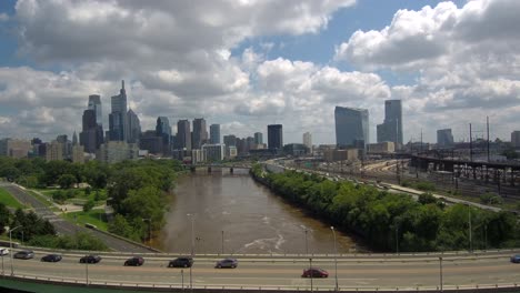 Dies-Ist-Eine-Drohnenaufnahme-Der-Stadt-Philadelphia,-Wunderschön,-Pennsylvania,-USA