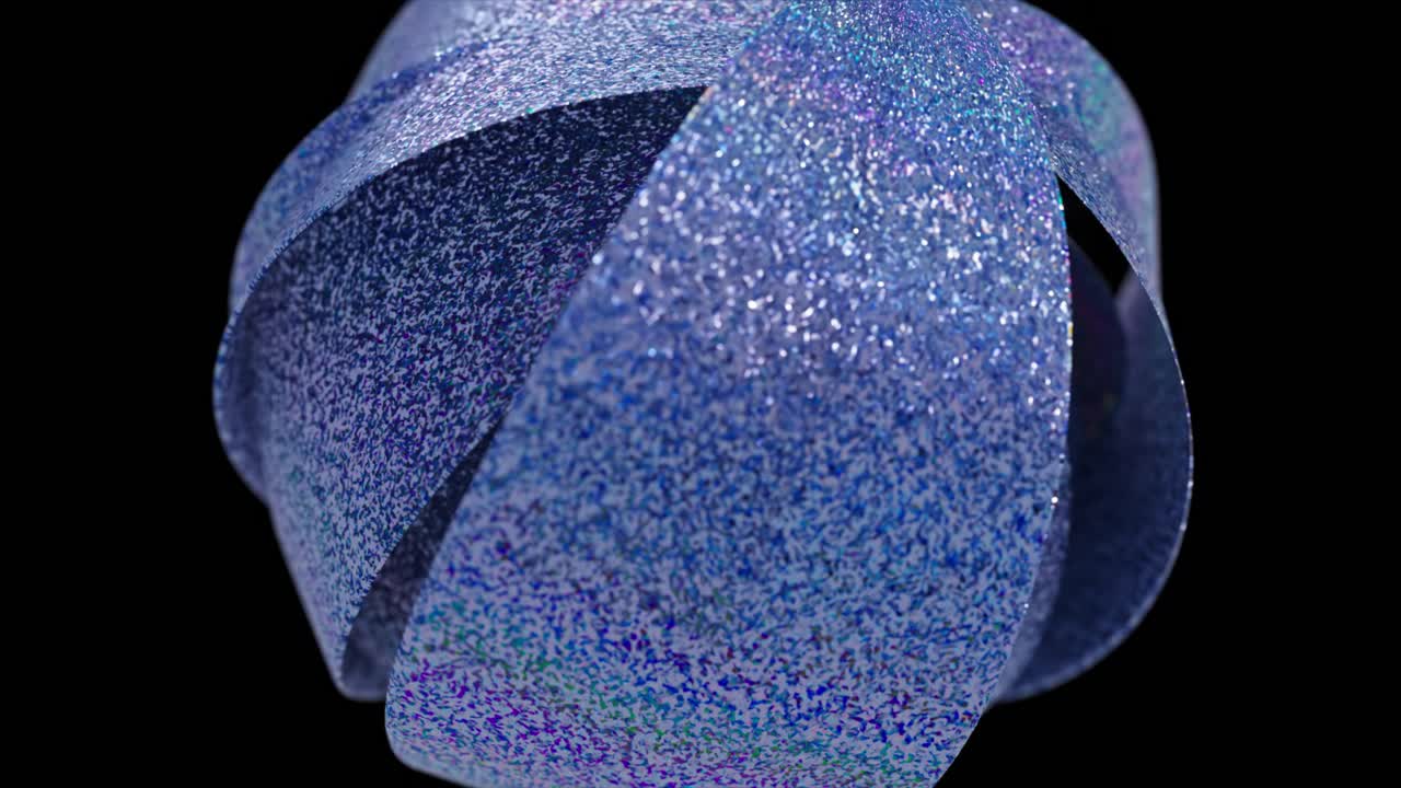 추상적인 3d 렌더링 된 꽃과 나선형