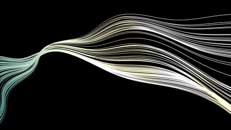 rutas de luz abstractas.