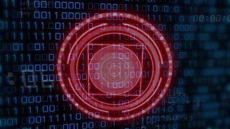 animation of scope scanning and binary coding processing