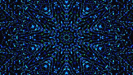 seamless circle. 4k,bright light that arranges subtle color blue movements with dots waves