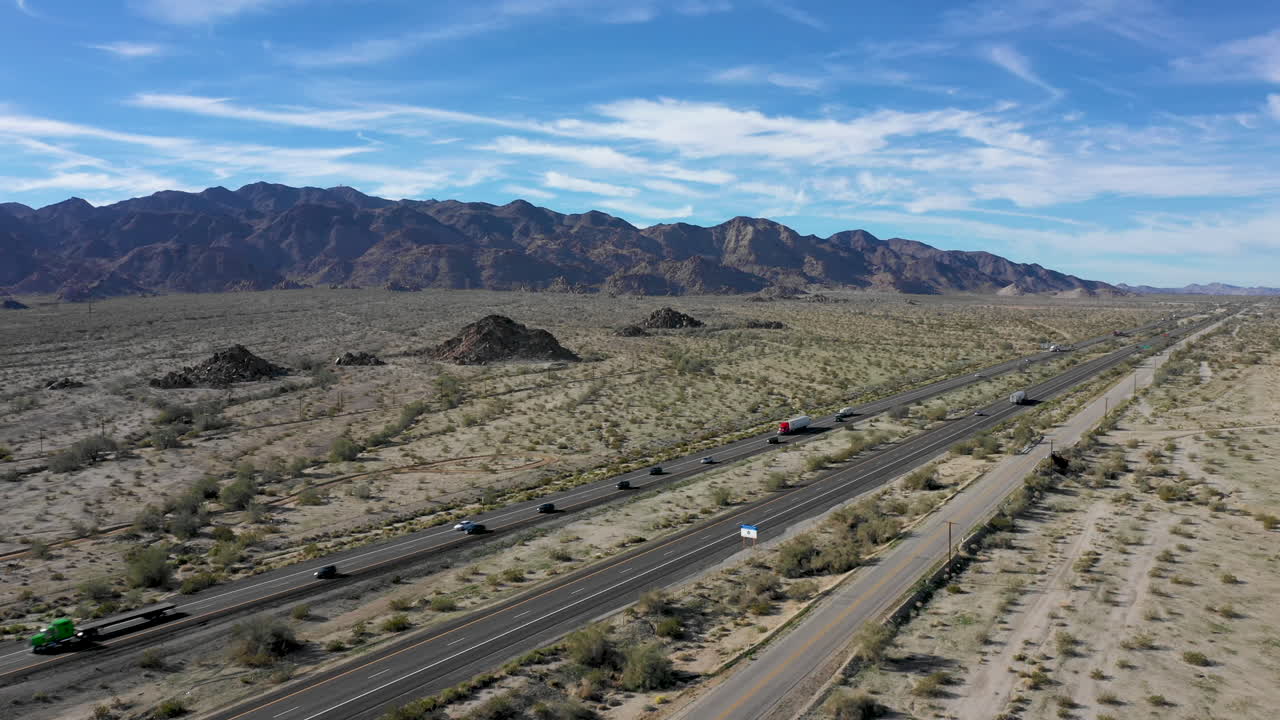jib up on traffic along the I-10 in Arizona.