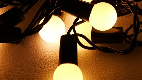 iluminación en concepto de tono cálido.
