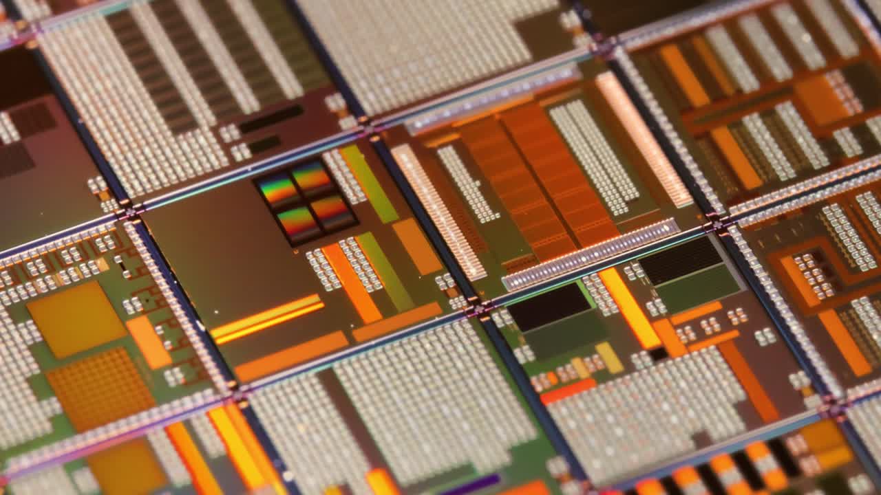 en electrónica, una oblea también llamada rebanada o sustrato es una fina rebanada de semiconductor, un silicio cristalino, utilizado para la fabricación de circuitos integrados