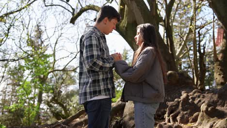 couple in a park