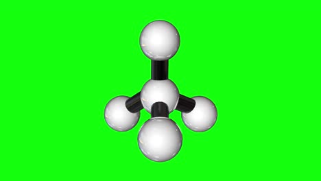 8 animations 3d atom molecule structure dna model green screen chroma key