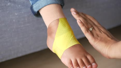 child's ankle wrap