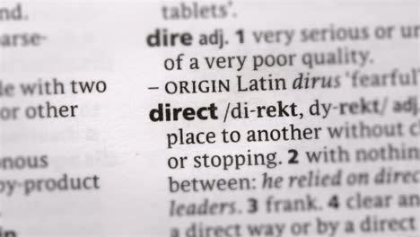 focus on direct