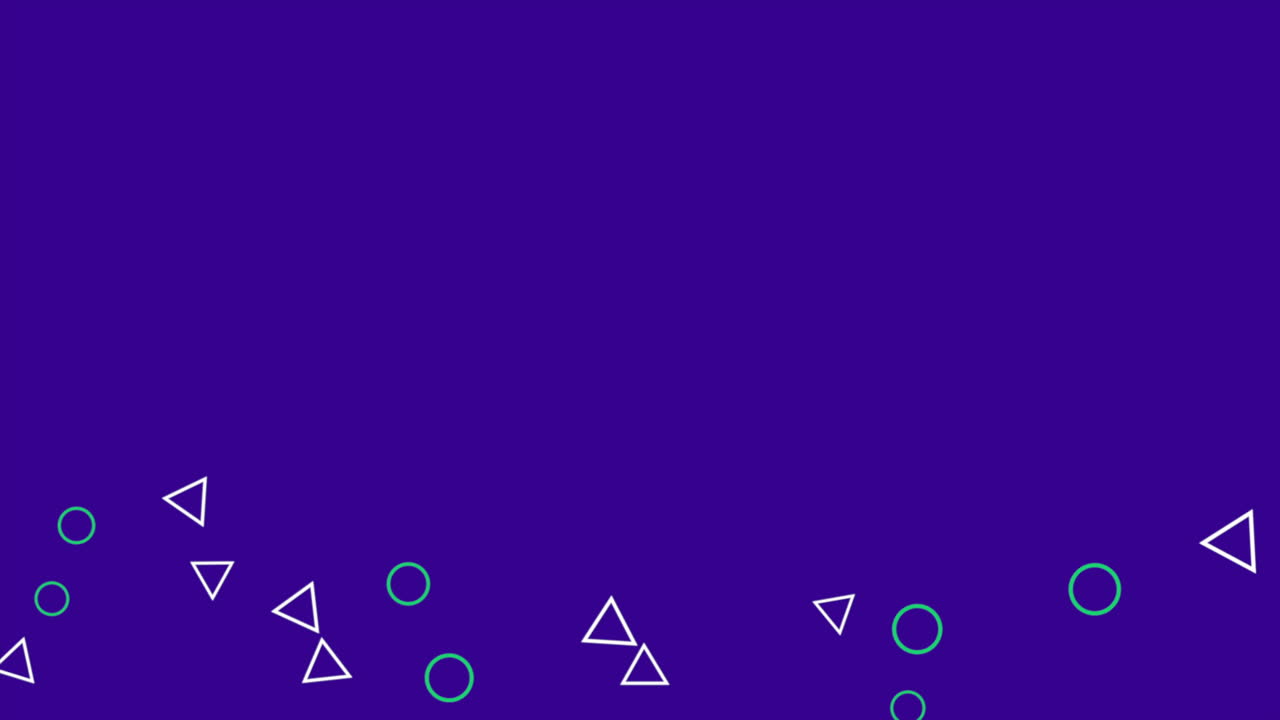 fondo retro de formas pequeñas geométricas abstractas de movimiento