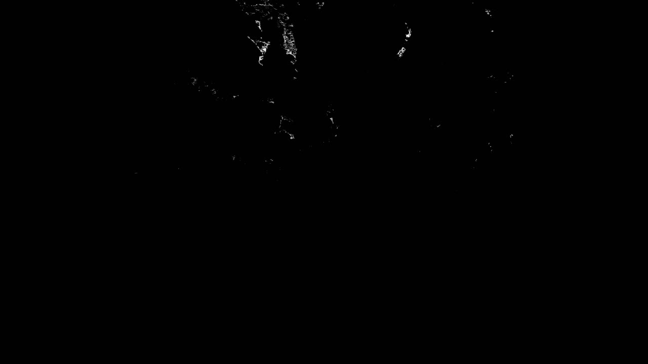 Dynamic White Splashing Particles Overlay