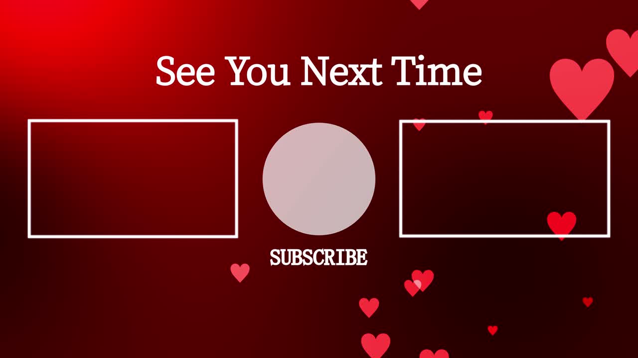 마크 그라데이션 입자, 엔드 카드, 엔딩 스크린, 모션 그래픽