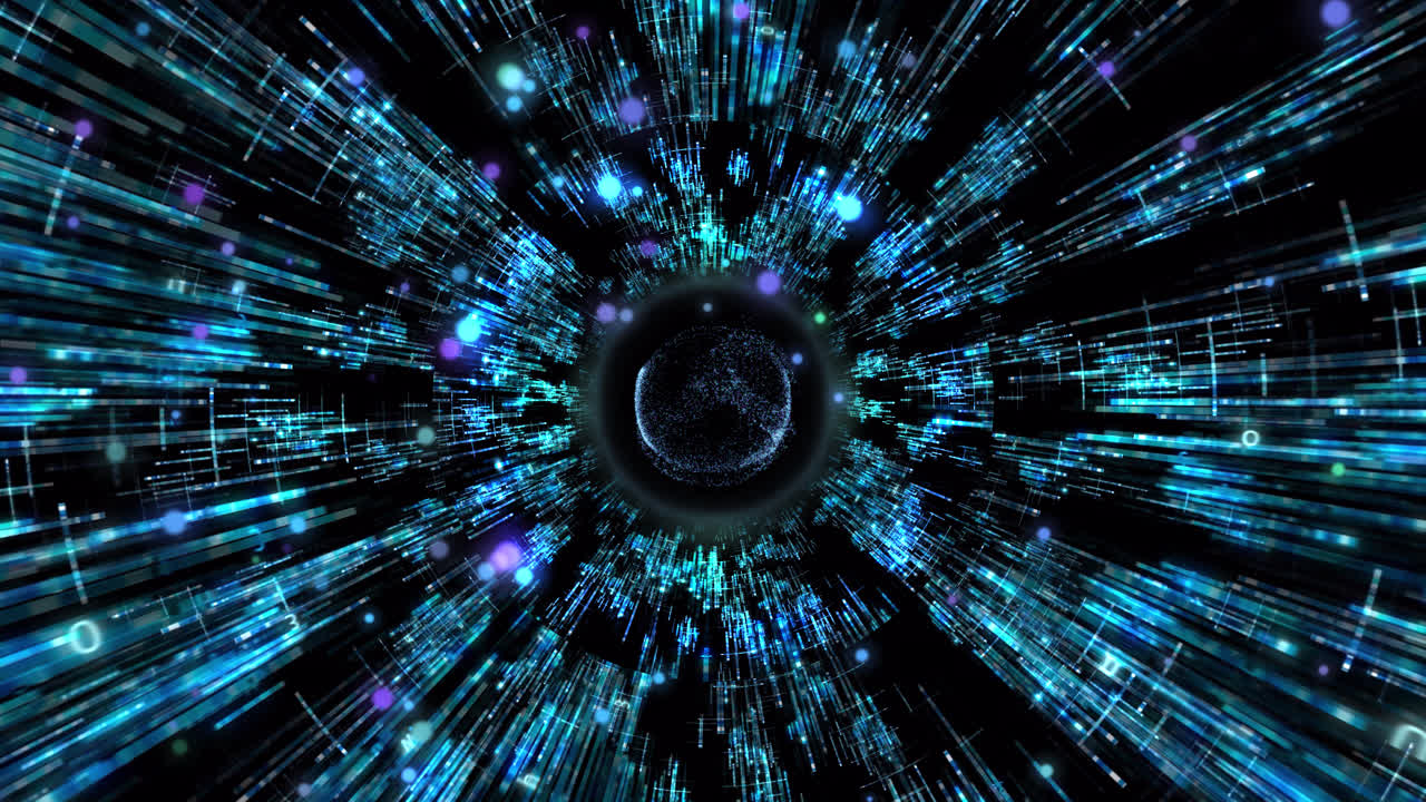 VJ tunnel loop - Particles