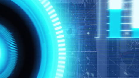 animation of scope scanning and data processing over computer server