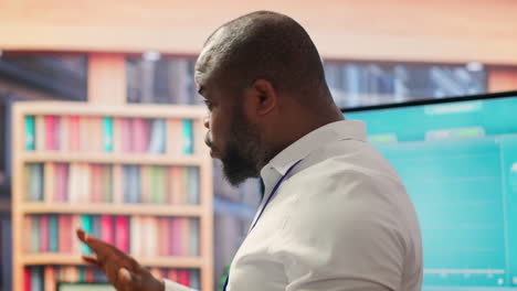 banker specialist highlighting and pointing out terms of a contract