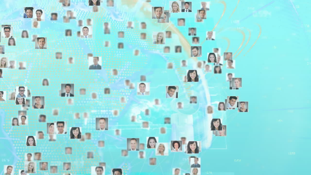 анимация портретов различных людей через обработку данных