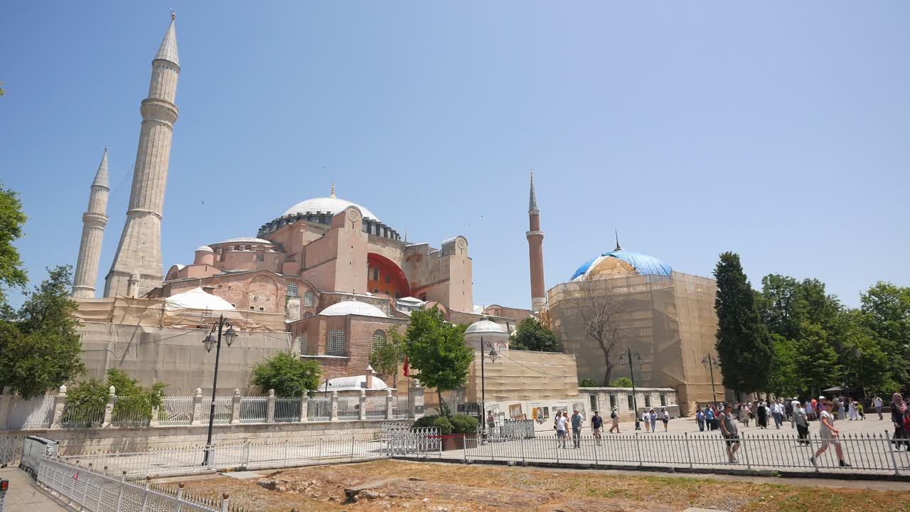 hagia sophia en la ciudad de estambul