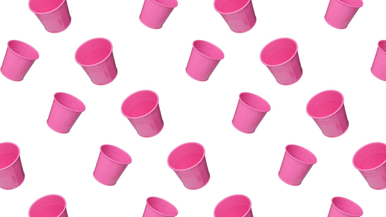 cachepots 애니메이션 배경: 알파 채널과 함께 비디오