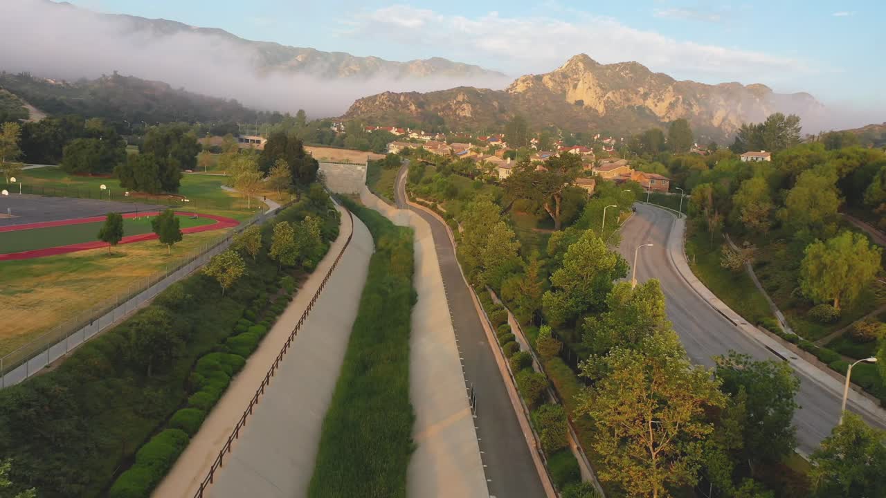 rancho stevenson, canal de control de inundaciones de california