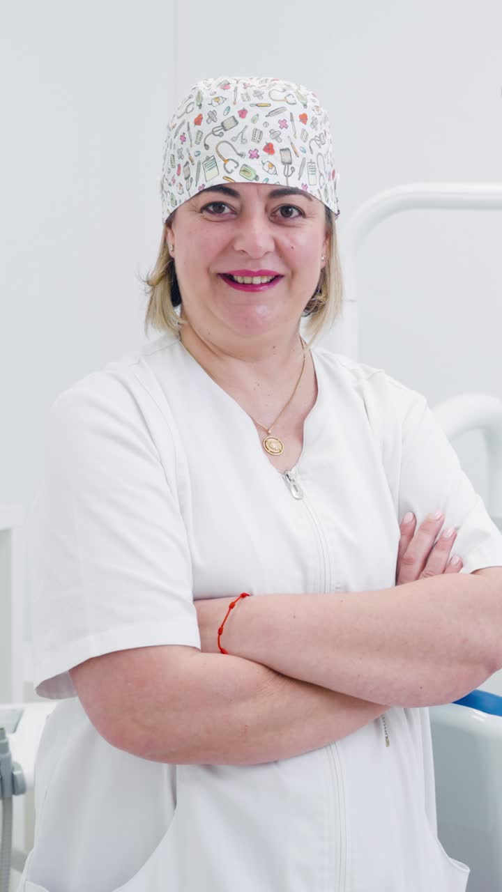 Portrait of a Female Dentist