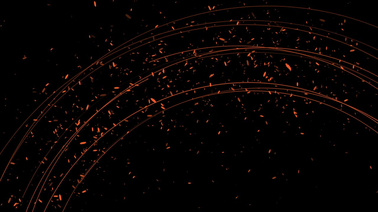 Sfondo animato futuristico minimale hi-tech con linee e particelle
