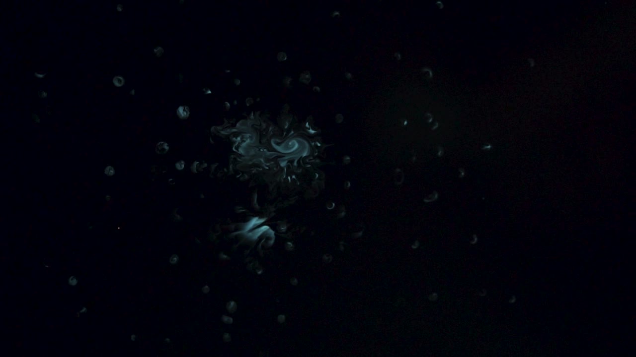 추상적인 잉크 회전