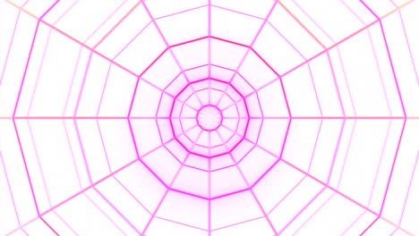 túnel geométrico rosa abstracto
