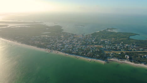 Luftaufnahme-Der-Küste-Von-Isla-Holbox