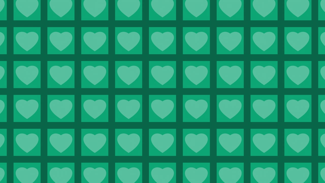 Green Heart Pattern