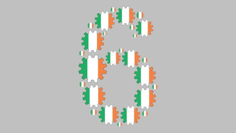 el número seis irlandés
