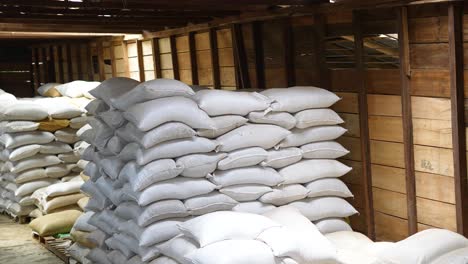 coffee bags, coffee industry, coffee industry, white bags, costa rica, industry, colombia