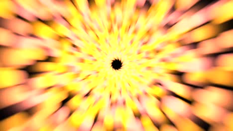 Hypergeschwindigkeits-Wurmloch-Goldenes-Und-Gelbes-Licht