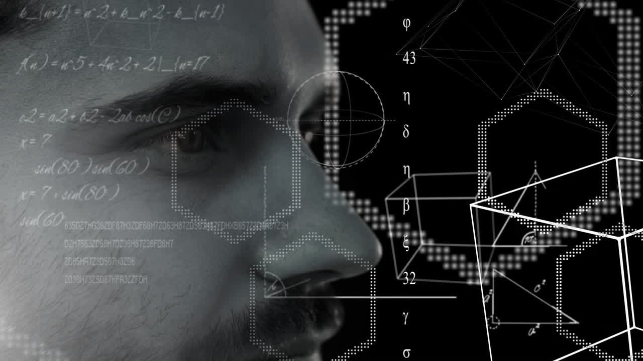 animación del cerebro con tecnología y procesamiento de datos