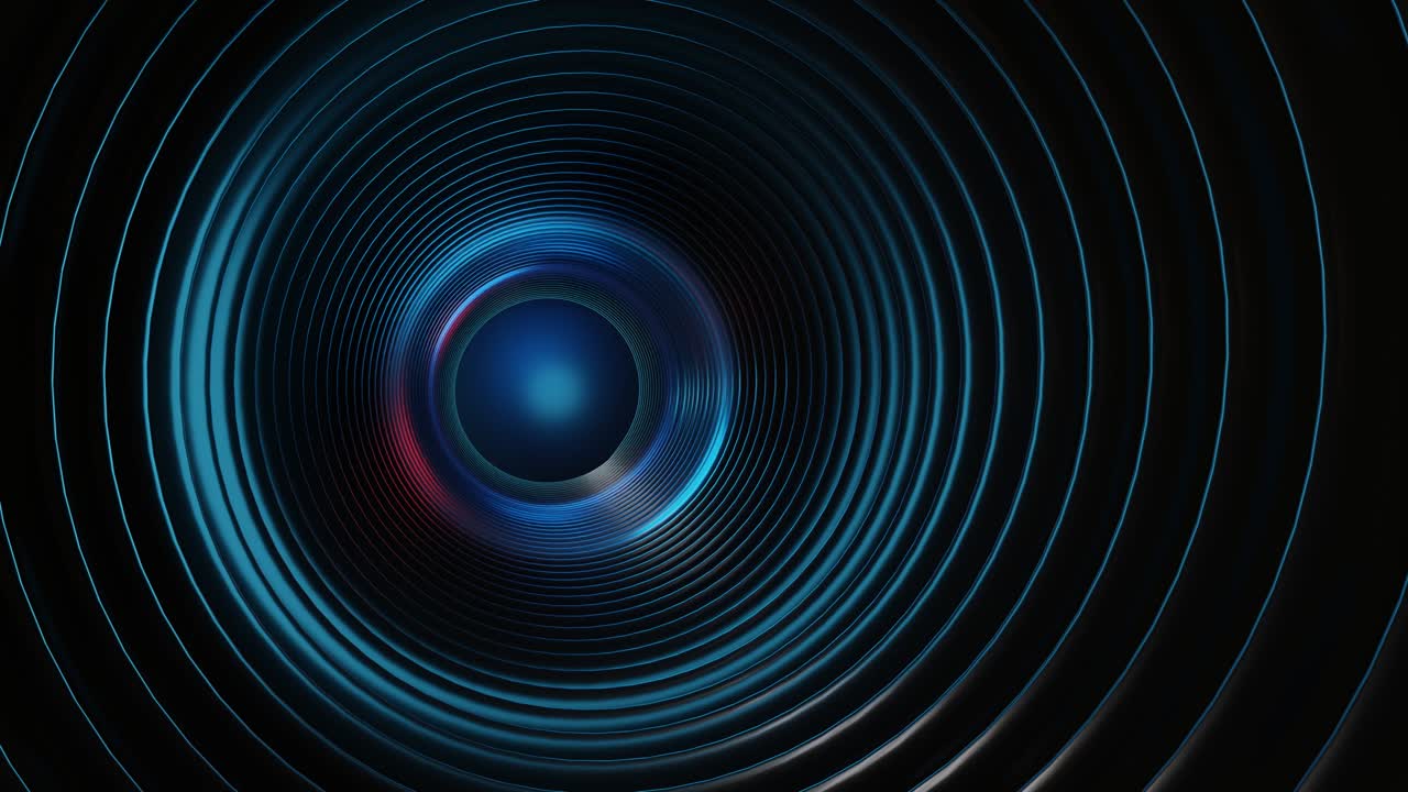 Black circles rotating