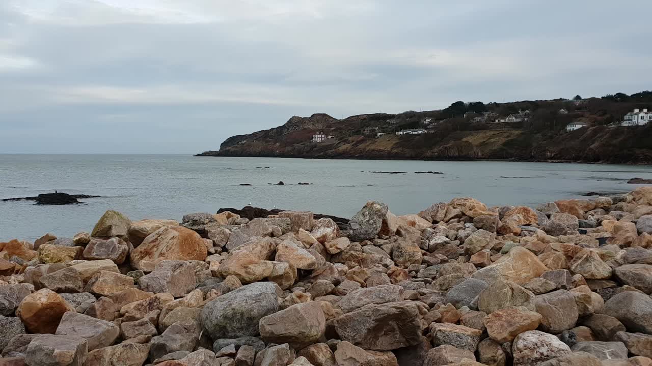 The beautiful bay of Howth - a beautiful village near Dublin