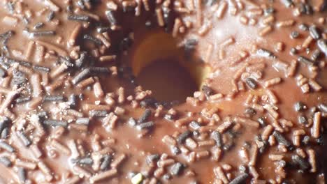 delicious glaze donut homemade tasty candy sprinkles toppings sweet food close-up