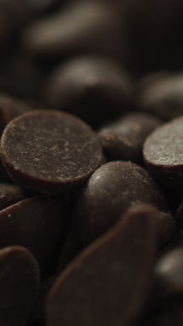 video de primer plano del fondo de múltiples trozos de chocolate
